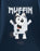 Bluey Muffin Mens Black Short Sleeved T-Shirt