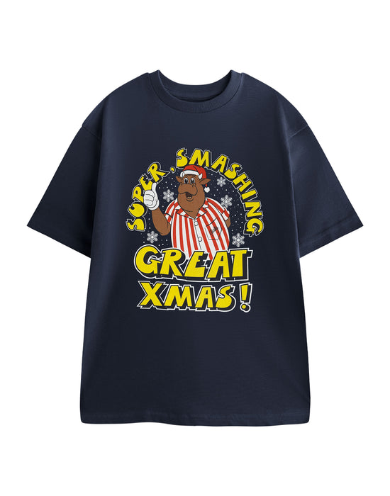 Bullseye Great Xmas Mens Black Short Sleeved T-Shirt