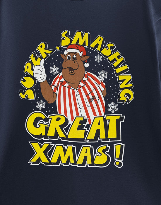 Bullseye Great Xmas Mens Black Short Sleeved T-Shirt