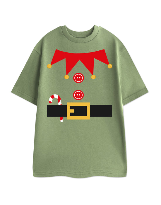 Elf Unisex Green Short Sleeved T-Shirt