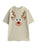 Reindeer Unisex Beige Short Sleeved T-Shirt