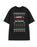 Filthy Animal Fair Isle Unisex Black Short Sleeved T-Shirt