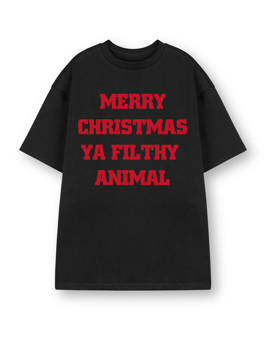 Filthy Animal Unisex Black Short Sleeved T-Shirt
