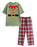 Elf Unisex Green Short Sleeve Long Leg Pyjama Set