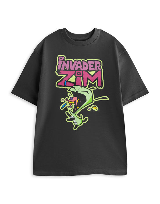 Invader Zim Sweet Treat Mens Grey Short Sleeved T-Shirt