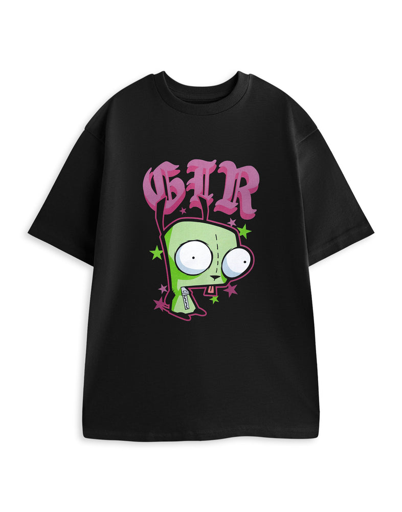 Invader Zim Gir Mens Black Short Sleeved T-Shirt