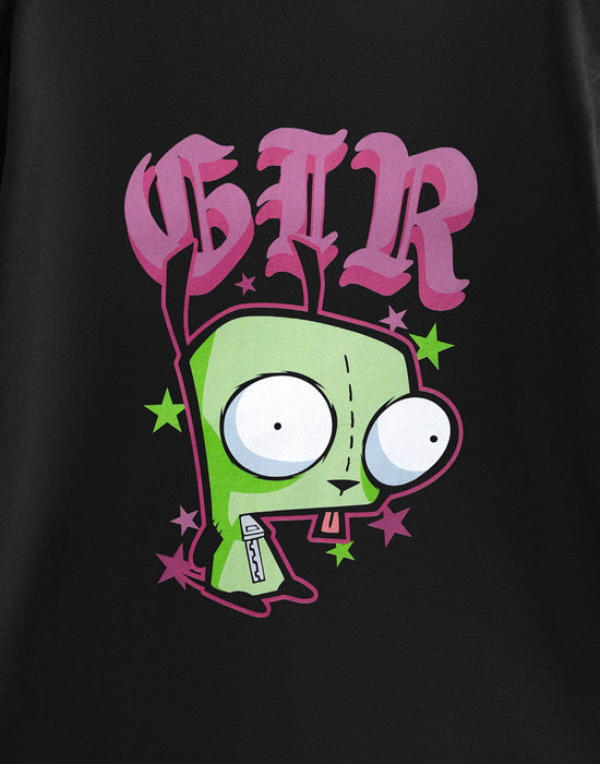 Invader Zim Gir Mens Black Short Sleeved T-Shirt