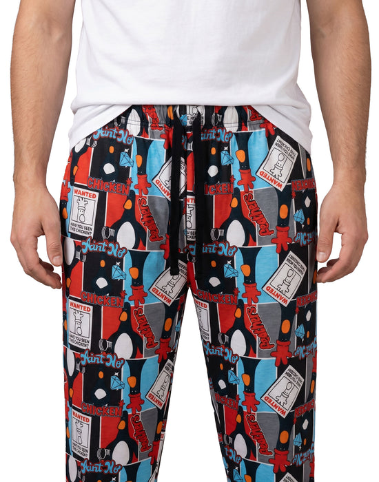 Wallace And Gromit Feathers Mens Multicoloured Lounge Pants