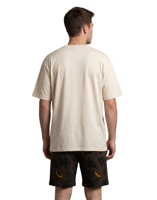 Lord Of The Rings My Precious Mens Brown Short Sleeve Short Leg Pyjama Set