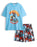 Wallace And Gromit Feathers Mens Blue Short Sleeve Short Leg Pyjama Set
