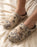 Lord Of The Rings Logo Unisex Beige Mule Slippers