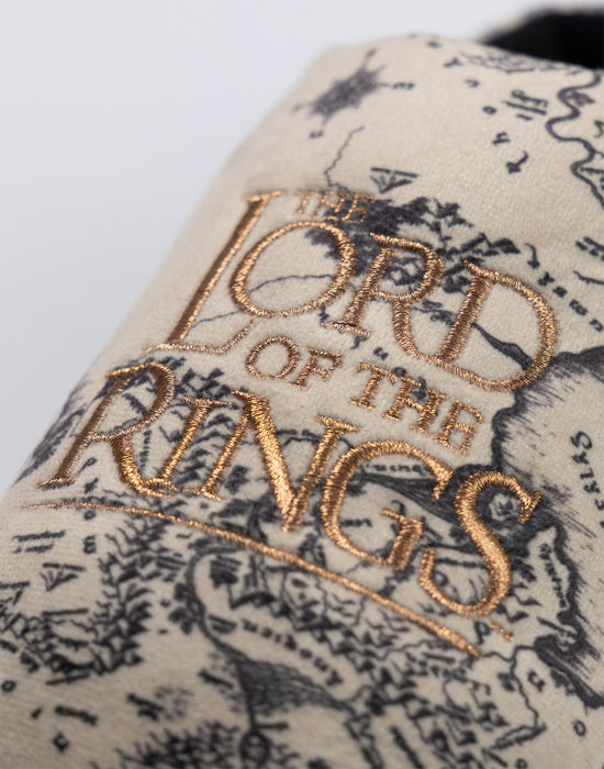 Lord Of The Rings Logo Unisex Beige Mule Slippers