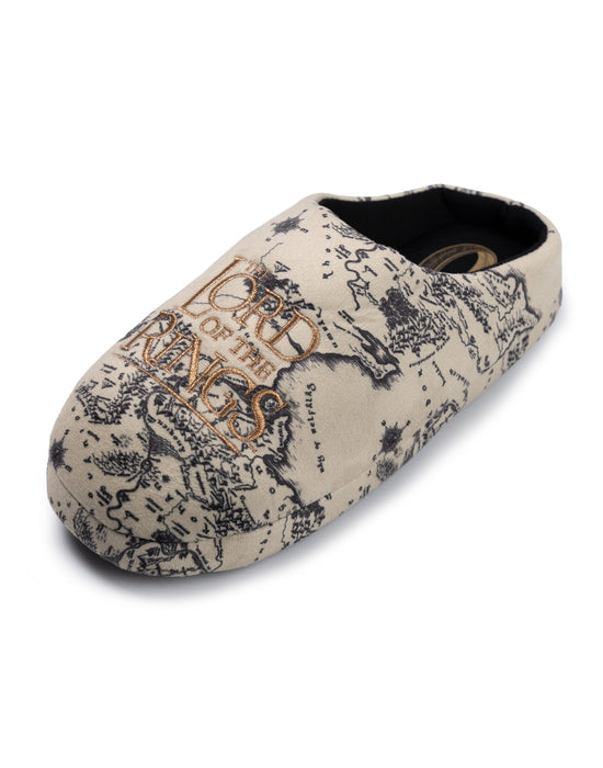 Lord Of The Rings Logo Unisex Beige Mule Slippers