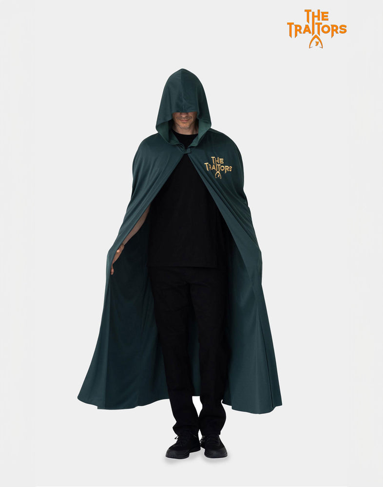 The Traitors Hooded Cloak Unisex Green