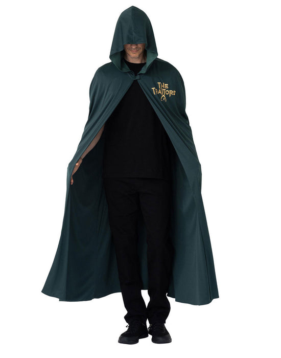 The Traitors Hooded Cloak Unisex Green