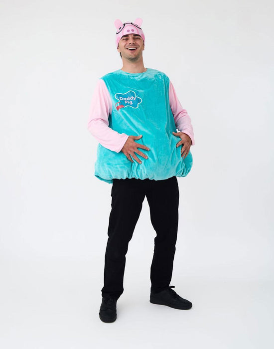 Peppa Pig Daddy Pig Mens Blue