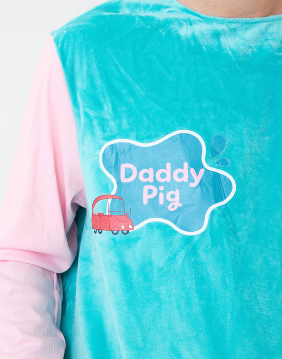Peppa Pig Daddy Pig Mens Blue
