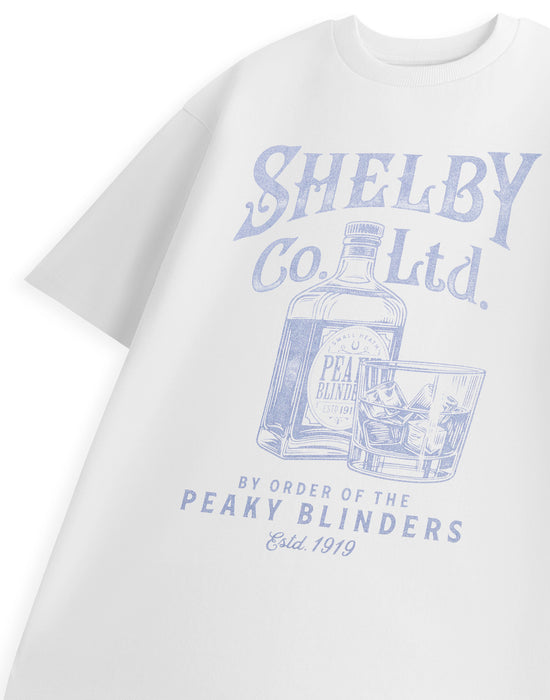 Peaky Blinders By Order Of The Peaky Blinders Mens White Short Sleeved T-Shirt
