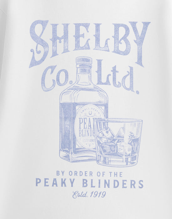 Peaky Blinders By Order Of The Peaky Blinders Mens White Short Sleeved T-Shirt