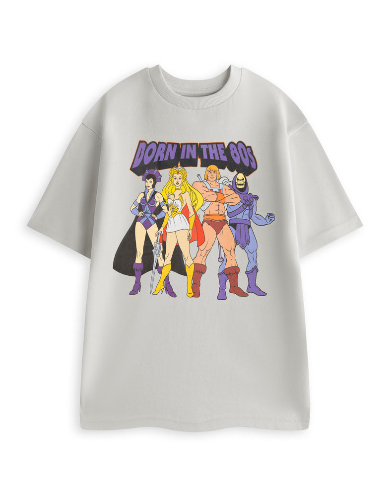 Masters of the Universe Born In The 80's Unisex Grey Short Sleeved T-Shirt