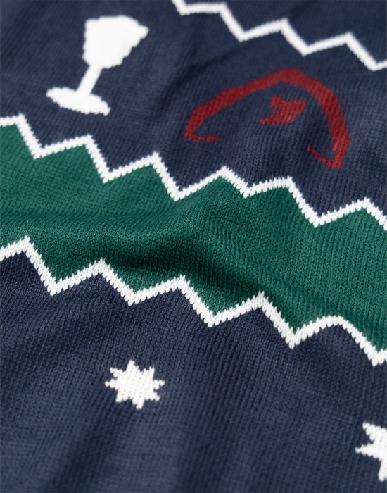 The Traitors Logo Unisex Blue Christmas Jumper