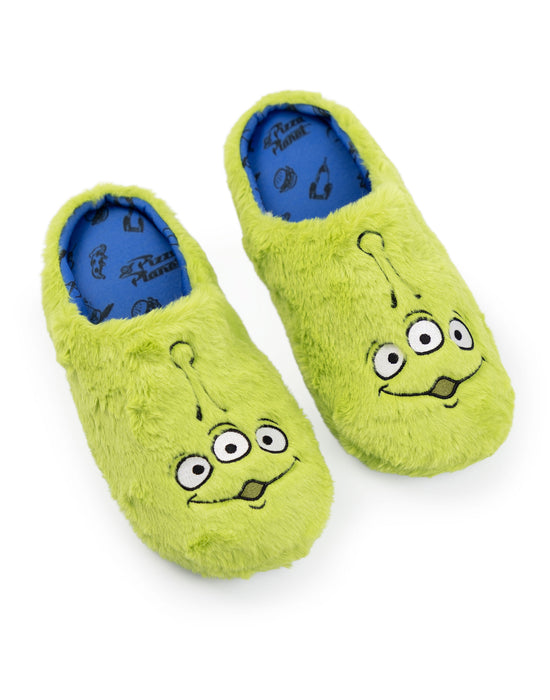 Disney Toy Story Aliens Unisex Green Mule Slippers