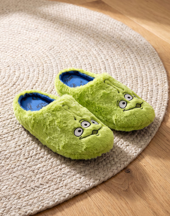 Disney Toy Story Aliens Unisex Green Mule Slippers
