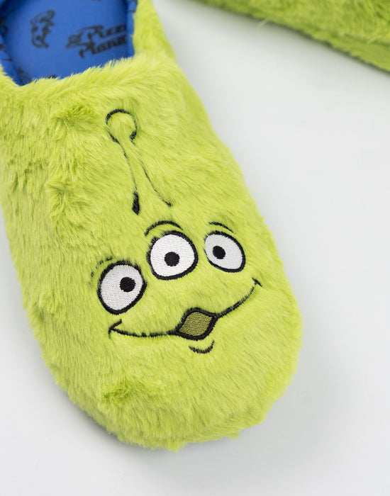 Disney Toy Story Aliens Unisex Green Mule Slippers