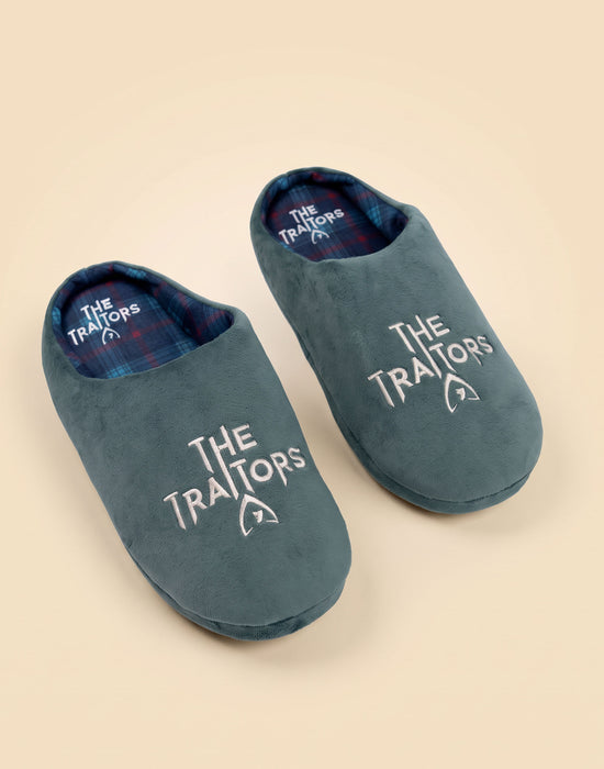 The Traitors Logo Unisex Green Mule Slippers