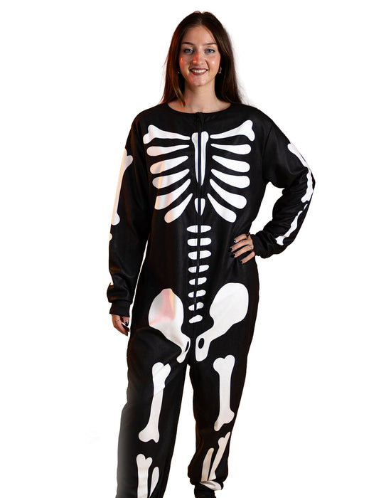 Show Me The Merch Skeleton Unisex Black Onesie