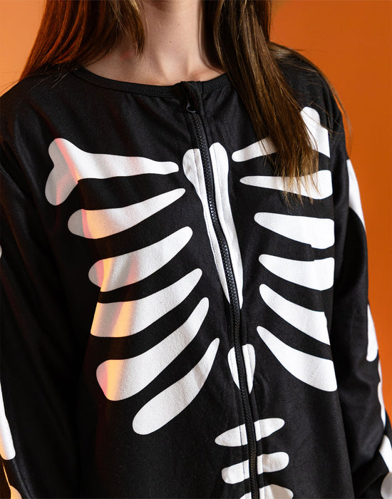 Show Me The Merch Skeleton Unisex Black Onesie
