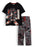 Sonic the Hedgehog Shadow Mens multicoloured Short Sleeve Long Leg Pyjama Set