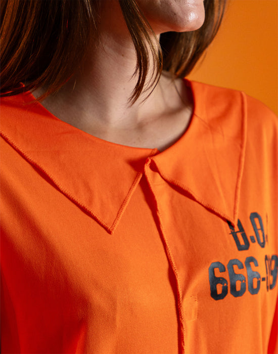 Convict Unisex Orange 2 Piece Costume