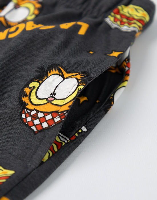 Garfield Lasagna Mens multicoloured Short Sleeve Long Leg Pyjama Set