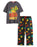 Teenage Mutant Ninja Turtles Ninja Diet Mens multicoloured Short Sleeve Long Leg Pyjama Set
