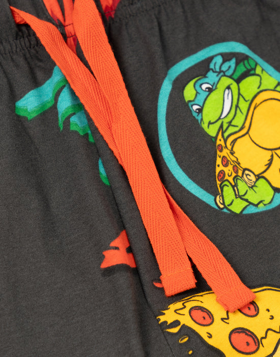 Teenage Mutant Ninja Turtles Ninja Diet Mens multicoloured Short Sleeve Long Leg Pyjama Set