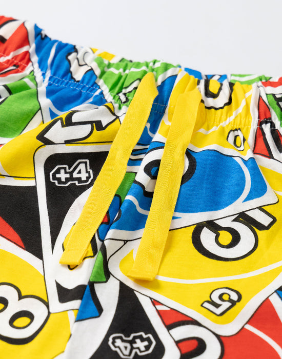UNO All Over Print Mens Multicoloured Lounge Pants