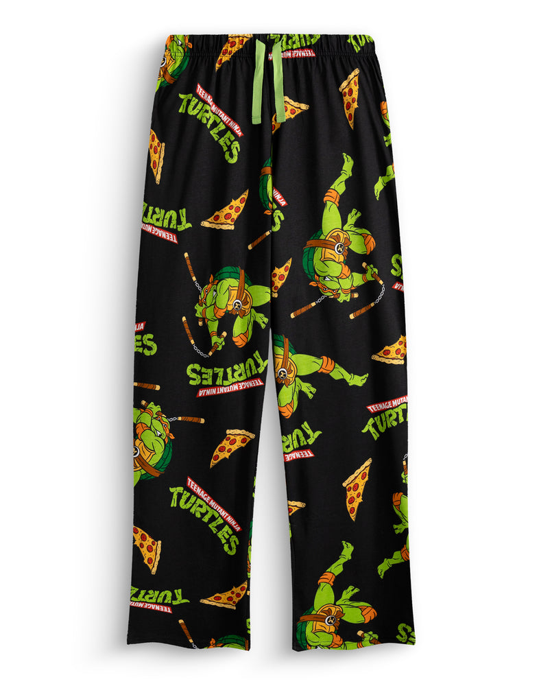 Teenage Mutant Ninja Turtles Pizza Mens Multicoloured Lounge Pants