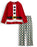 Show Me The Merch Santa Mens Multicoloured Long Sleeve Long Leg Pyjama Set