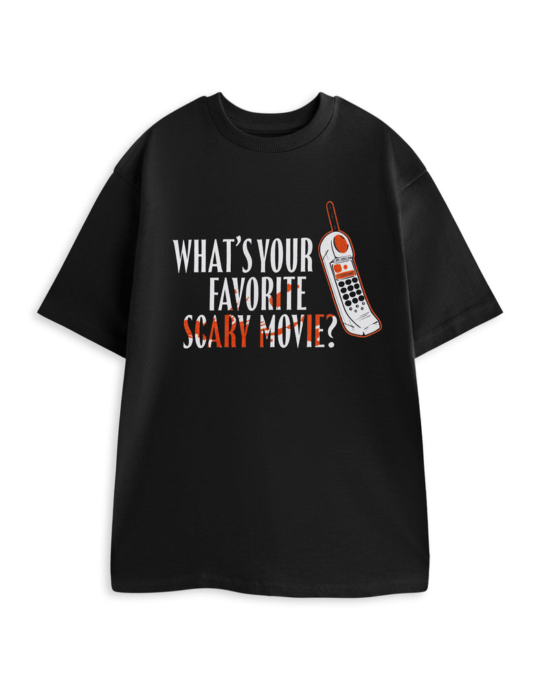 Scream Phone Unisex Black Short Sleeved T-Shirt