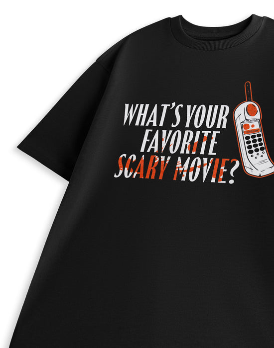 Scream Phone Unisex Black Short Sleeved T-Shirt