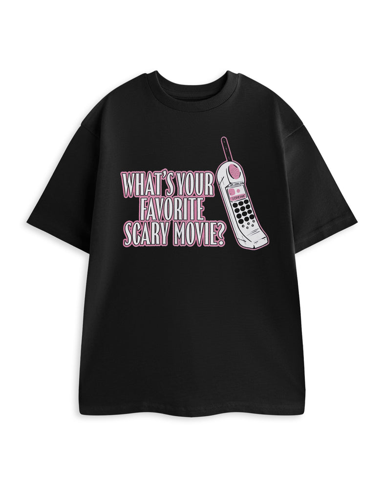 Scream Who's Calling? Unisex Black Short Sleeved T-Shirt
