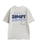 Peanuts Bubble Writing Snoopy Unisex Grey Short Sleeved T-Shirt