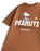 Peanuts Record Snoopy Unisex Brown Short Sleeved T-Shirt