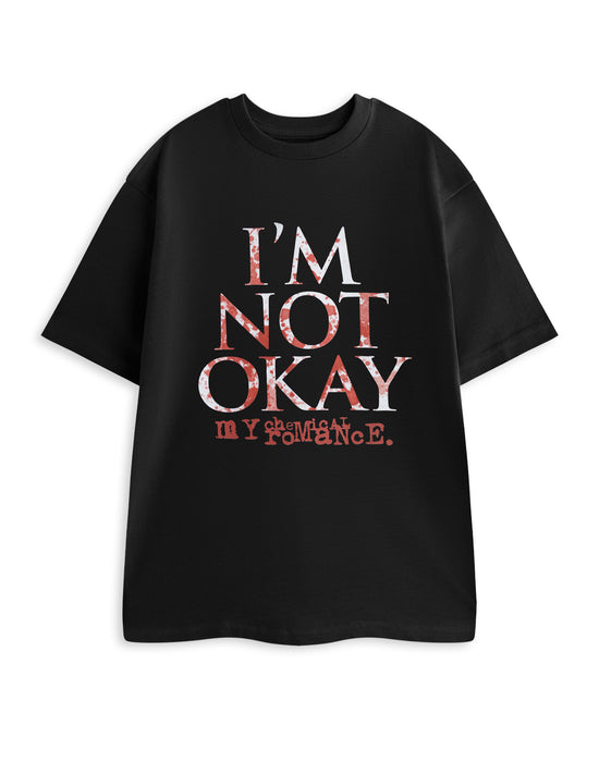 My Chemical Romance I'm Not Okay Unisex Black Short Sleeved T-Shirt