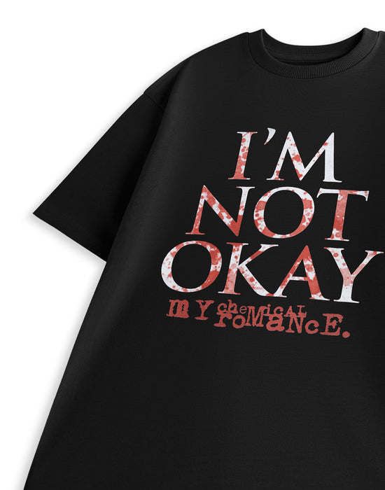 My Chemical Romance I'm Not Okay Unisex Black Short Sleeved T-Shirt