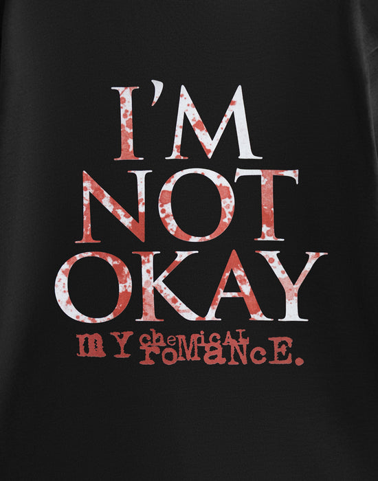 My Chemical Romance I'm Not Okay Unisex Black Short Sleeved T-Shirt