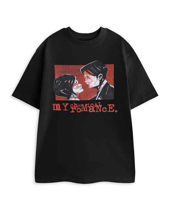 My Chemical Romance Three Cheers Unisex Black Short Sleeved T-Shirt
