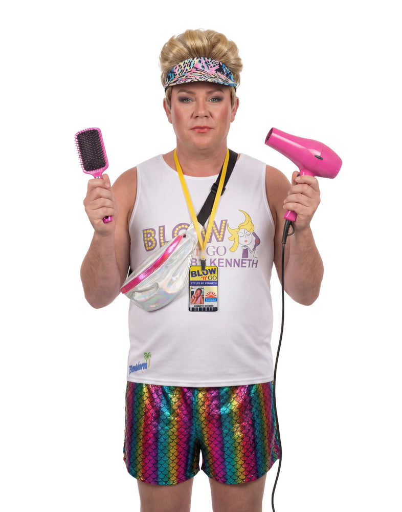 Benidorm Kenneth Mens Multicoloured 6 Piece Costume