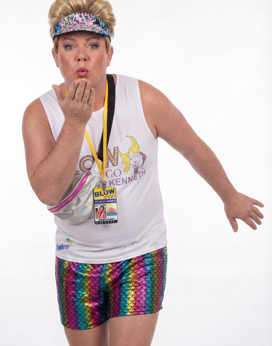 Benidorm Kenneth Mens Multicoloured 6 Piece Costume